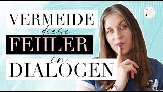 Vermeide diese 4 Fehler wenn du Dialoge schreibst #schreibtipps #autorentipps #buchschreiben