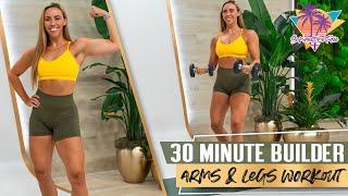 LOW IMPACT Arms & Legs Builder Workout | STF - Day 59