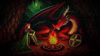 Live Now: Rest Here, Warrior… The Dragon Sleeps Beside You | Medieval Campfire Ambience #darkambient