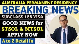 BIG NEWS, Australia Permanent residency visa for STSOL visa holders || Update on Australia PR Visa