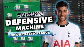 FM DNA Defensive Machine FM24 Tactic - FM DNA Tactic League - Football Manager 2024