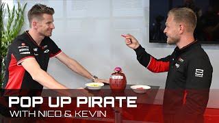 Who Will Send The Pirate Flying? ‍️ | Nico Hulkenberg & Kevin Magnussen Play Pop Up Pirate