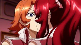 Getting a Kiss from a friend — Cross Ange: Rondo of Angels and Dragons Episode 4