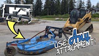 3 point attachments on your SKID STEER w/cheap china adapter! FULL REVIEW