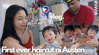 FIRST EVER HAIRCUT NI AUSTEN  MERON PA TALAGANG MASAMANG NANGYARI  [german-pinoy fam]