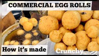 HOW TO MAKE EGG ROLLS IN BULK | COMMERCIAL EGG ROLLS RECIPES