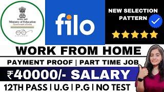 FILO | WORK FROM HOME JOBS 2024 | PART TIME JOB | ONLINE JOBS AT HOME FOR FRESHERS