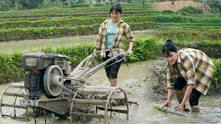Plowing the fields, growing rice with my mother, harvesting bamboo shoots to sell at the market