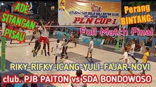 Volly ball. PJB PAITON vs SDA BONDOWOSO. Full Match. Turnamen Voli PLN CUP1. Situbondo Jati