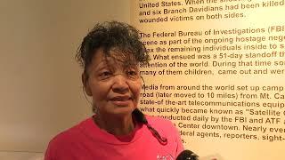 Sheila Martin interview on April 18, 2023, by Nakea Simon of KXXV TV Channel 25 News.