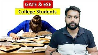 Planning for GATE and ESE exams from college days, see what you have to do for a good rank