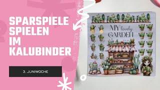 Sparspiele & Challenges | 3.Juniwoche | Entspannte Spielerunde| Sparen mit der Umschlagmethode