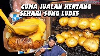 CUMA KENTANG PANGGANG JUALAN DI DALAM PASAR ORANG RELA ANTRI SAMPE 2 JAM !!