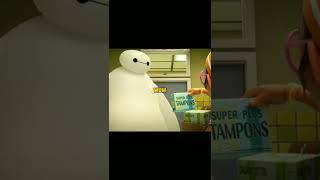 Baymax helps a girl choose a hygiene product  #shorts #film