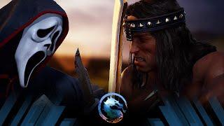 Mortal Kombat 1 - Ghostface Vs Conan (Very Hard)