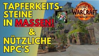 Tapferkeitssteine, Berufswissen, Nützliches Addon, gratis Ressourcen,... Was Jeder wissen sollte!