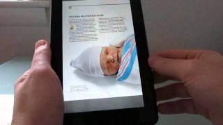 Kindle Fire: Reading books, magazines, newspapers