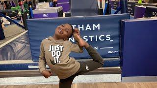 Action Hero in Training! Gymnast Crushes His First Gymnastics Training