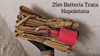 25m. Batteria Traca Napoletana | 100g Final Salute! Ital. Knallkette mit 100g Endschlag [Full HD]