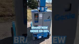 Brand New Genie GR-20’s, available NOW at Stack Equipment. Call us today! #newequipment #manlift