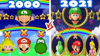 Mario Party Superstars vs Mario Party 64 - The Top Lucky Minigames - Luigi vs His Friends