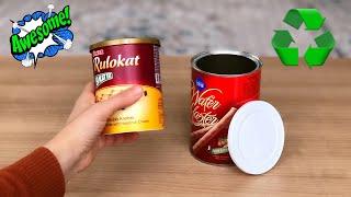 Teneke Kutular İle Yapılabilecek Harika 2 Geri Dönüşüm Fikri // How to Recycle Tin Cans