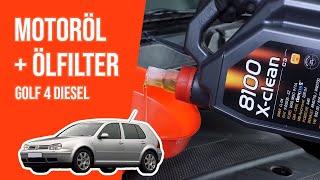 Wie GOLF 4 1.9 TDI Motoröl und Ölfilter wechseln 