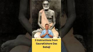 Srila Bhaktisiddhanta Saraswati Thakur's Journey with 3 Guru Instructions #iskcon