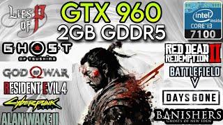 GTX 960 + i3 7100 & 16GB Ram - Test In 10 Games In 2024 !