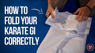 How To Fold Your Karate Gi Correctly