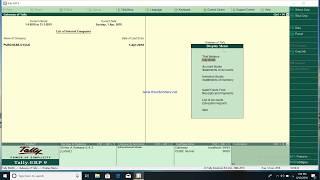 Purchase order process in Tally ERP.9 (latest release 6.4.3)