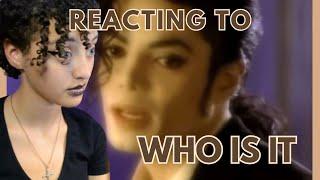 REACTING TO WHO IS IT | HANNAH'S COMMENTARY | MICHAEL JACKSON