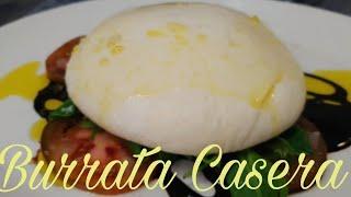 Como Hacer Burrata Casera Facil Rapida y con pocos ingredientes