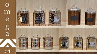 Copper containers - Omega Exclusive / Omega Glassware - Home Delivery available