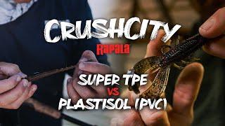 Rapala® | CrushCity™ Super TPE vs PVC(Plastisol) Breakdown (CANADA)