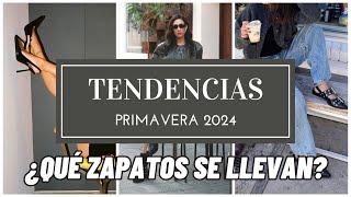 MODA -Tendencias primavera verano 2024 - Los zapatos que se van a llevar