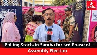 Polling Starts in Samba for 3rd Phase of Assembly Election