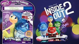 Inside Out 2 Imagine Ink Coloring & Activity Book | ACTIVITIES & COLORING With Mess-Free Marker