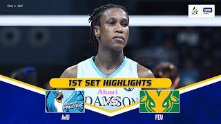 AdU vs. FEU | SET 1 GAME HIGHLIGHTS | UAAP SEASON 87 WOMEN’S VOLLEYBALL | MARCH 8, 2025