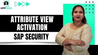 SAP Security Attribute View Activation |  SAP Security Attributes | SAP Security | Upptalk