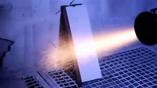 MSSA Metalspraying onto Wood Demonstration