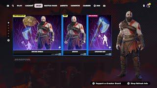 KRATOS SKIN + LEVIATHAN AXE PICKAXE RETURN RELEASE DATE IN FORTNITE ITEM SHOP 2024!