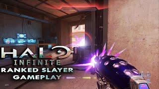 HALO INFINITE Ranked Slayer Gameplay (No Commentary) │ 4v4 Ranked Slayer Bazaar (PC)