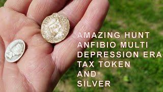 ANFIBIO MULTI 1930'S TAX TOKEN AND SILVER COINS