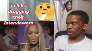 Celebrities DRAGGING their Interviewers- Offensive Tea (Reaction)