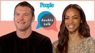 'Avatar' Stars Sam Worthington & Zoe Saldaña on Their Memorable First Meeting | Double Talk | PEOPLE