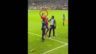 Football Players playing with Bottle 