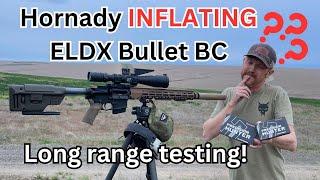 Hornady inflating hunting bullet BC??? Long range testing