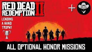 Red Dead Redemption 2 | Lending A Hand Trophy | All Optional Honor Missions