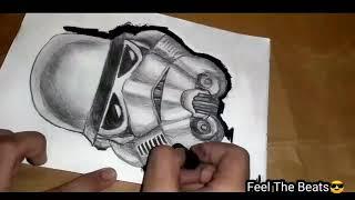 MY SKETCH SATURDAY DRAWING FROM CARTOONING CLUB HOW TO DRAW | STORMTROOPER |